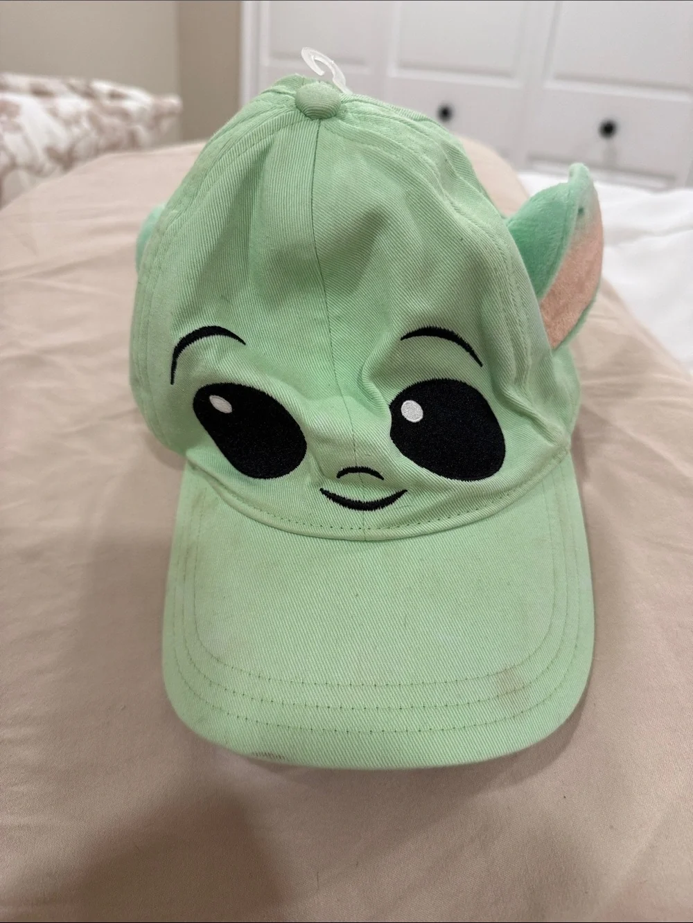 Walt Disney World Green Character Cap with Ears - Baby Yoda Style